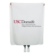 USC Trojans Dornsife White Blanket